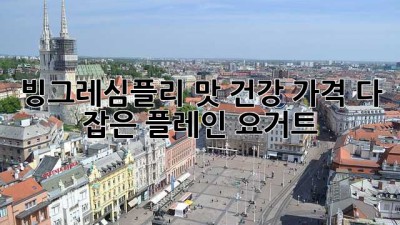 빙그레심플리🏆 맛, 건강, 가격 다 잡은 플레인 요거트?