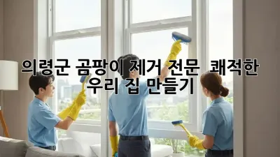 의령군 곰팡이 제거 전문, 🏠 쾌적한 우리 집 만들기!